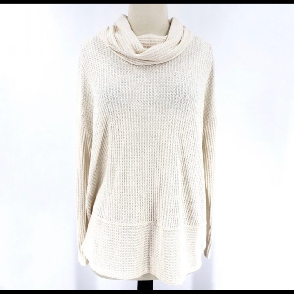 Anthropologie cowlneck sweater